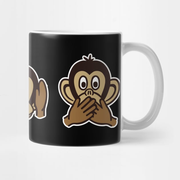 Three monkeys by Designzz